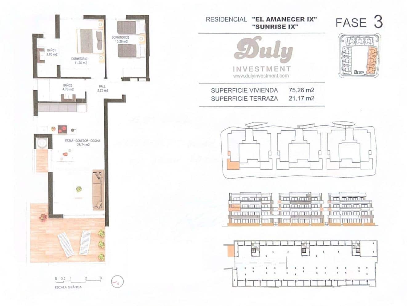 2 sypialnia Apartament na sprzedaż w La Zenia z basenem - 289 000 € (Ref: 9359467)