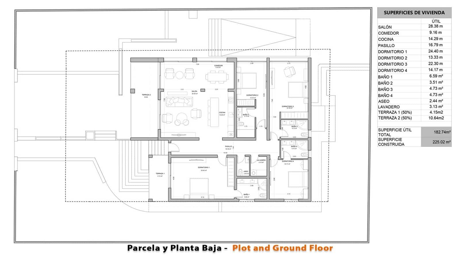 4 slaapkamer Villa te koop in Torrevieja met zwembad garage - € 995.000 (Ref: 9420017)