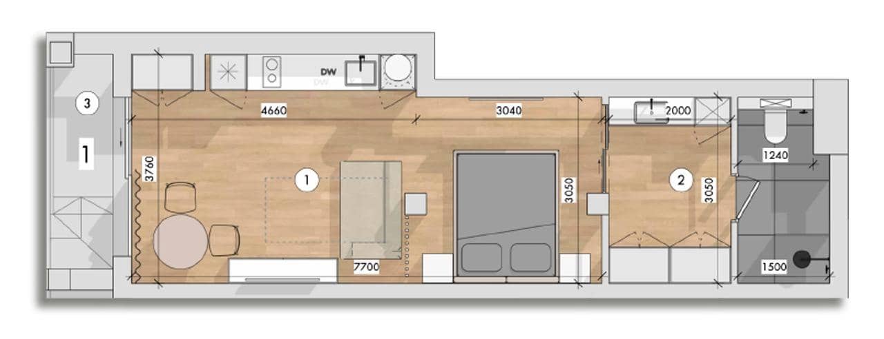 1 sypialnia Apartament na sprzedaż w Torrevieja - 150 000 € (Ref: 9473126)