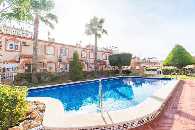 2 slaapkamer Rijtjeshuis te koop in Playa Flamenca, Orihuela met zwembad - € 195.000 (Ref: 9659630)
