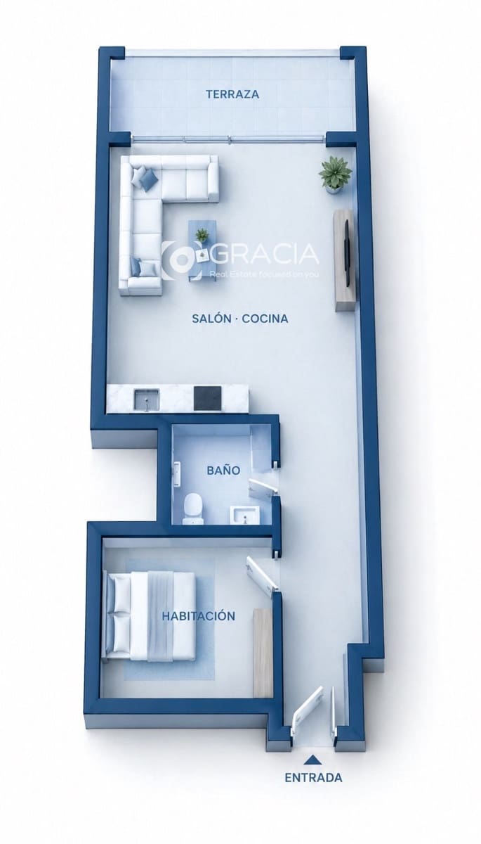 1 slaapkamer Flat te koop in Playa de las Americas met zwembad - € 269.000 (Ref: 10153236)