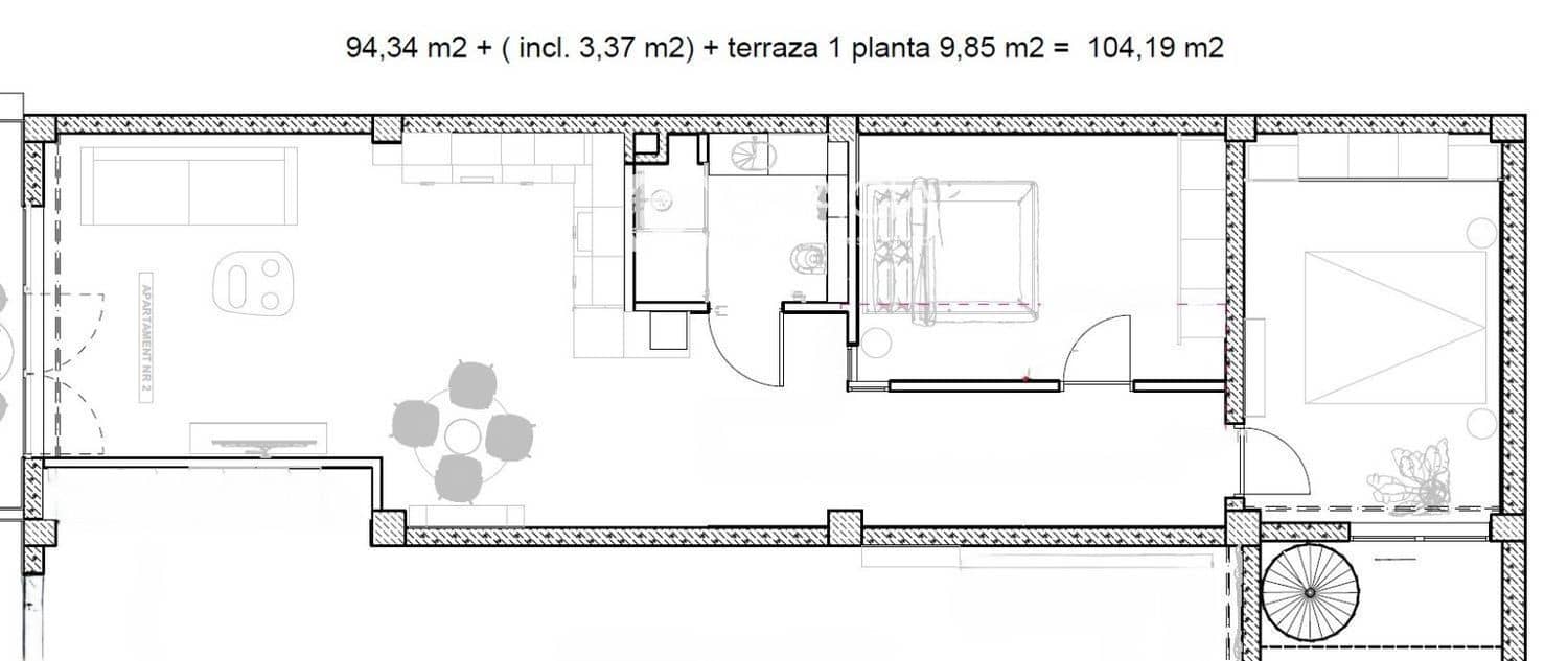 2 sypialnia Mieszkanie na sprzedaż w Los Abrigos - 366 000 € (Ref: 10158612)