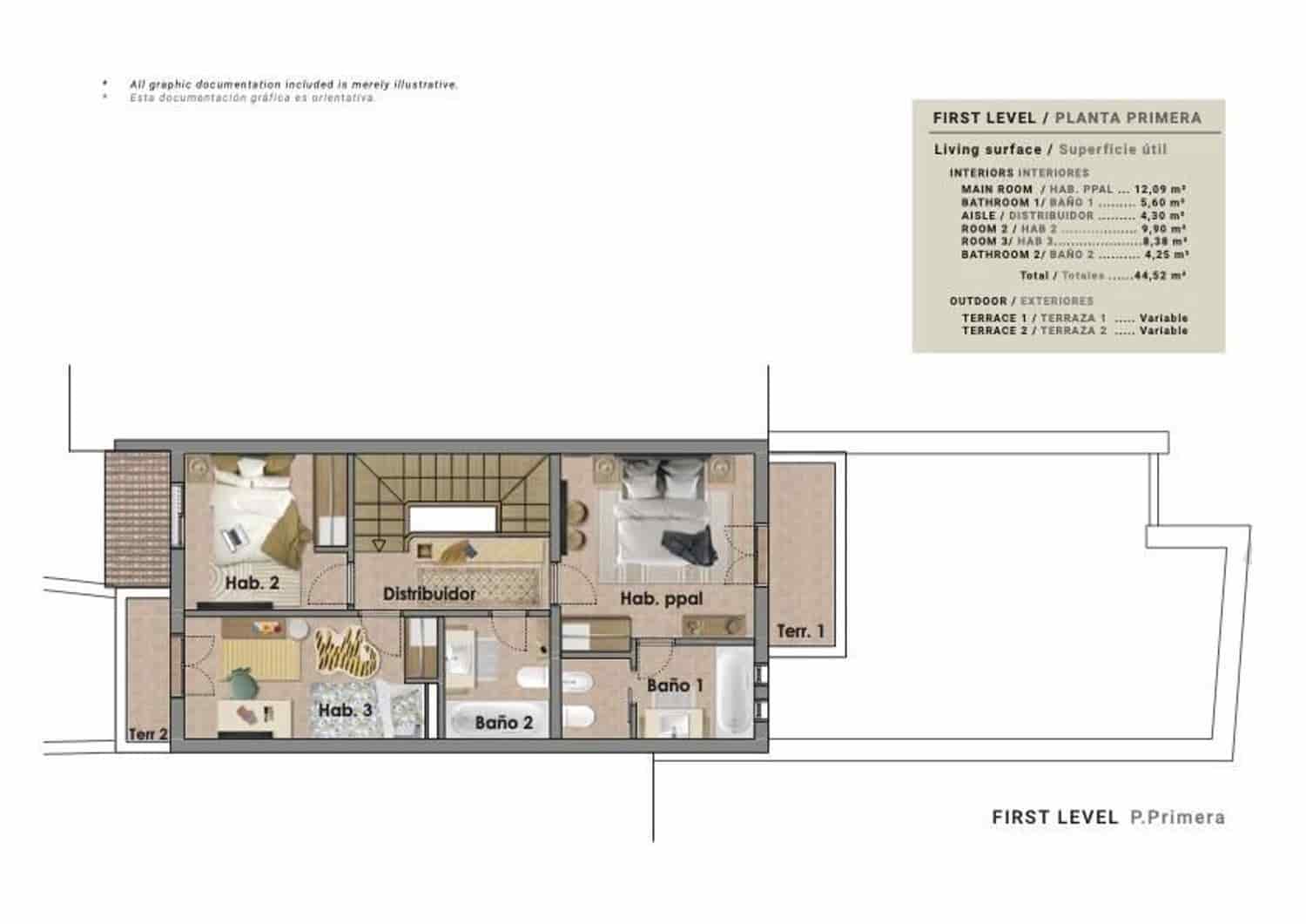 3 camera da letto Appartamento in vendita in Golf del Sur con piscina garage - 460.000 € (Rif: 9552961)