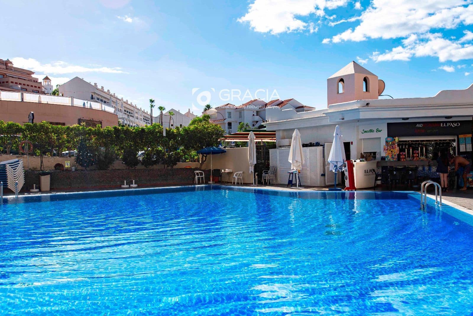 Piso de 1 habitación en Los Cristianos en alquiler con piscina - 1.700 € (Ref: 9606627)