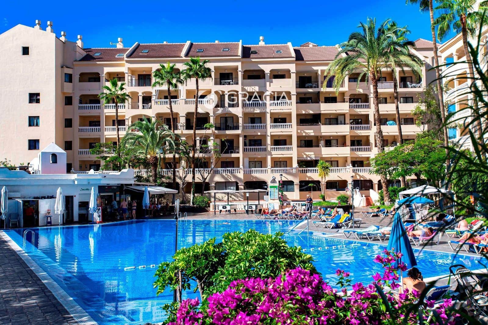 Piso de 1 habitación en Los Cristianos en alquiler con piscina - 1.700 € (Ref: 9606627)