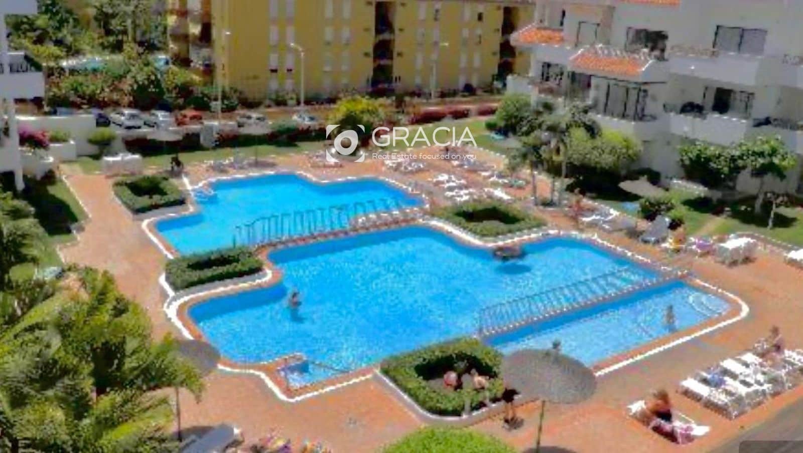 1 Zimmer Wohnung zu verkaufen in Los Cristianos mit Pool - 275.000 € (Ref: 9606884)