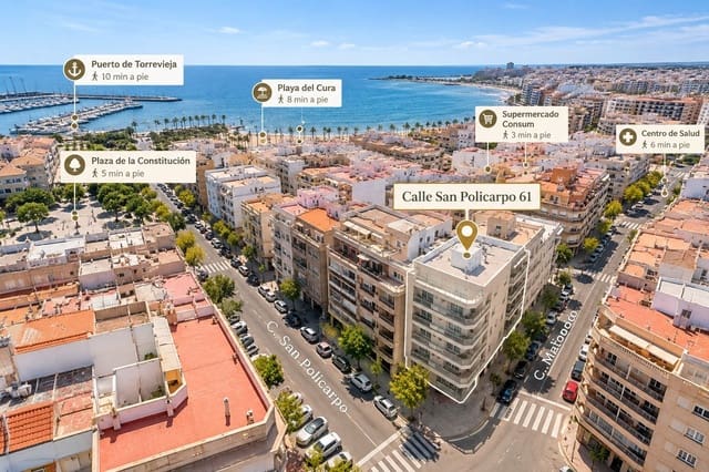 Apartamento de 2 habitaciones en Puerto Deportivo, Torrevieja en venta - 169.000 € (Ref: 10101585)