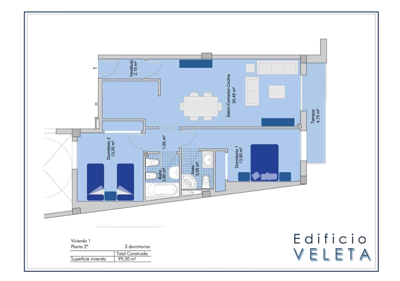 2 camera da letto Appartamento in vendita in San Miguel de Salinas con piscina garage - 165.000 € (Rif: 9607548)