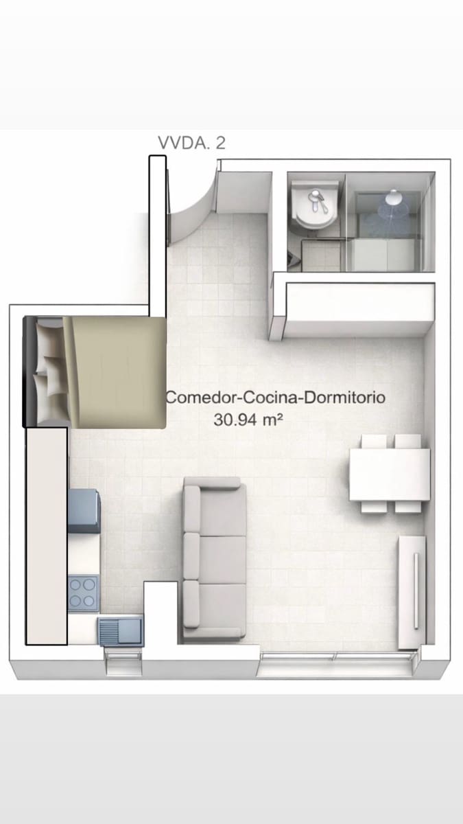 Studio til salg i Torrevieja - € 126.000 (Ref: 9889894)