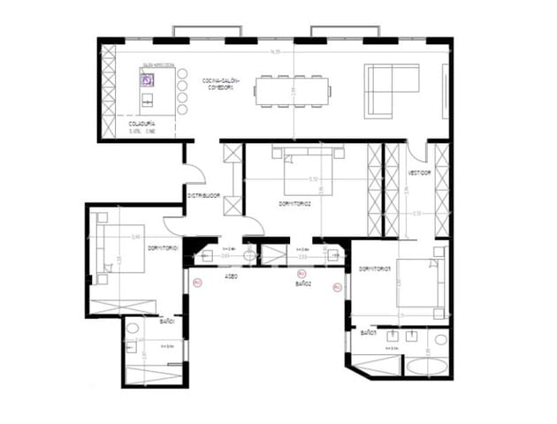 3 bedroom Flat for sale in La Seu, Palma de Mallorca - € 1,750,000 (Ref: 9593088)