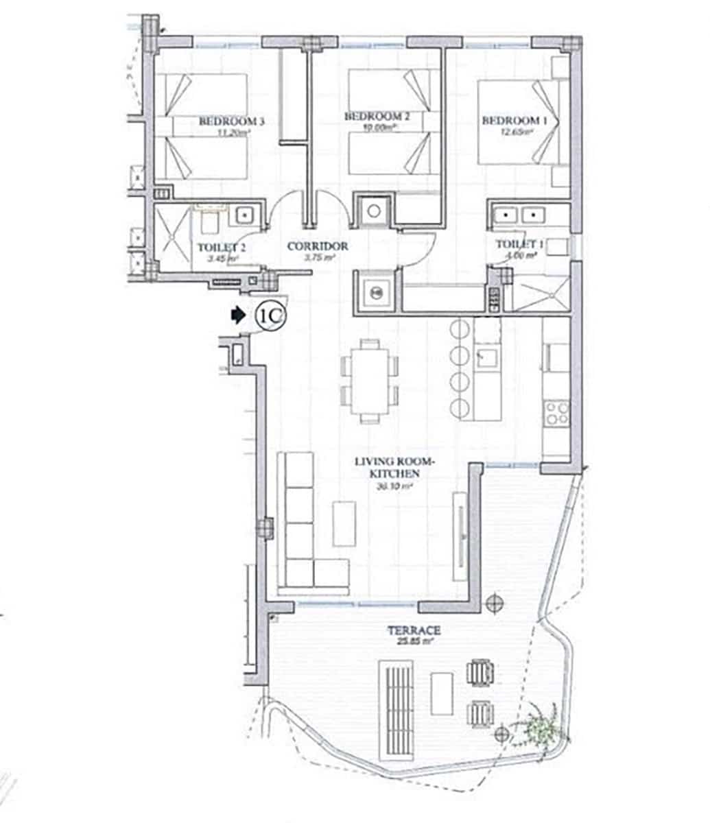 3 quarto Apartamento para venda em Fuengirola com piscina garagem - 749 000 € (Ref: 9756622)
