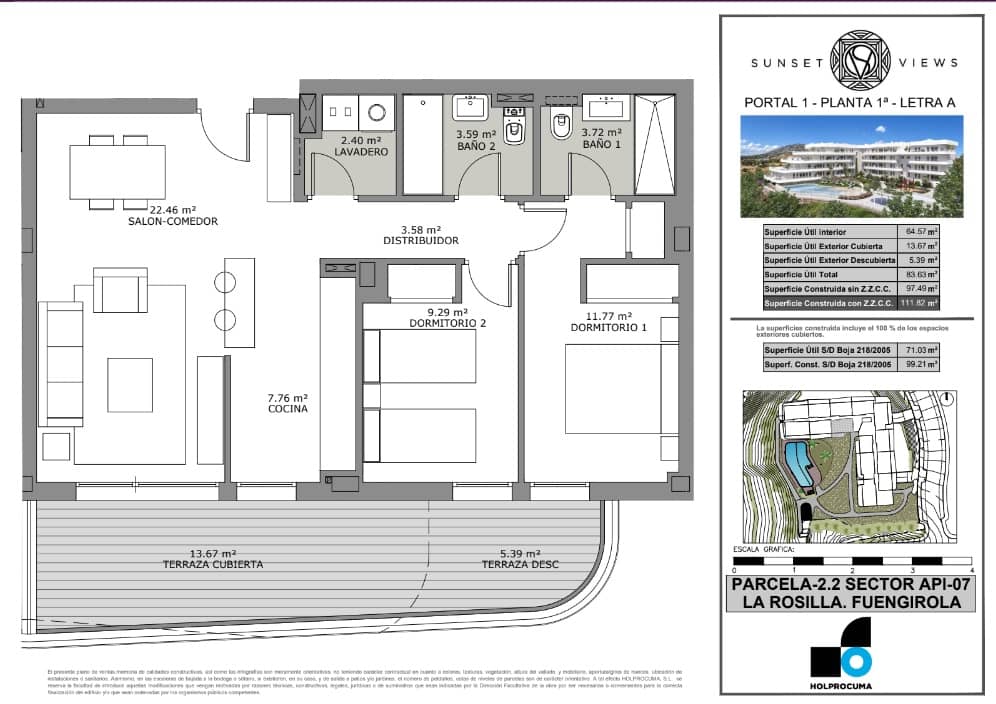 2 soverom Leilighet til salgs i Fuengirola med svømmebasseng garasje - € 429 950 (Ref: 8315205)