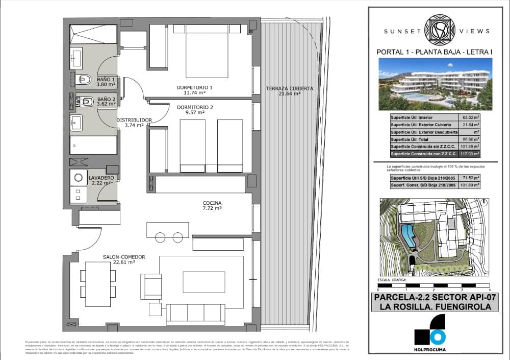 2 soverom Leilighet til salgs i Fuengirola med svømmebasseng garasje - € 429 950 (Ref: 8315205)