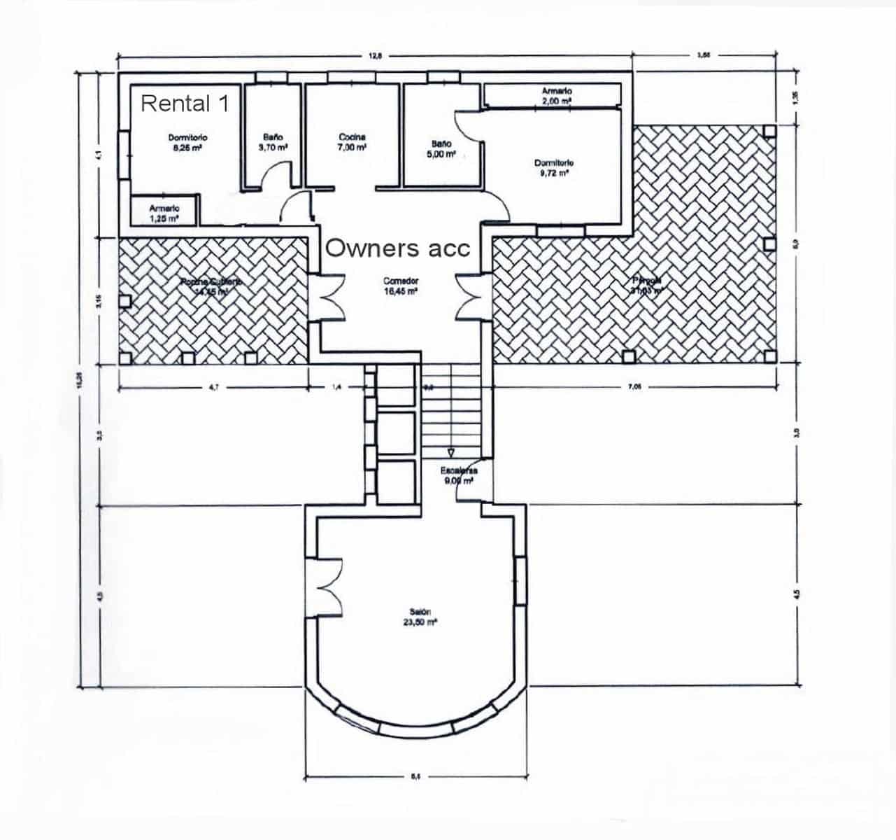 6 makuuhuone Majatalo/aamiaismajoitus myytävänä paikassa Competa mukana uima-altaan 
autotalli - 749 950 € (Ref: 8862886)