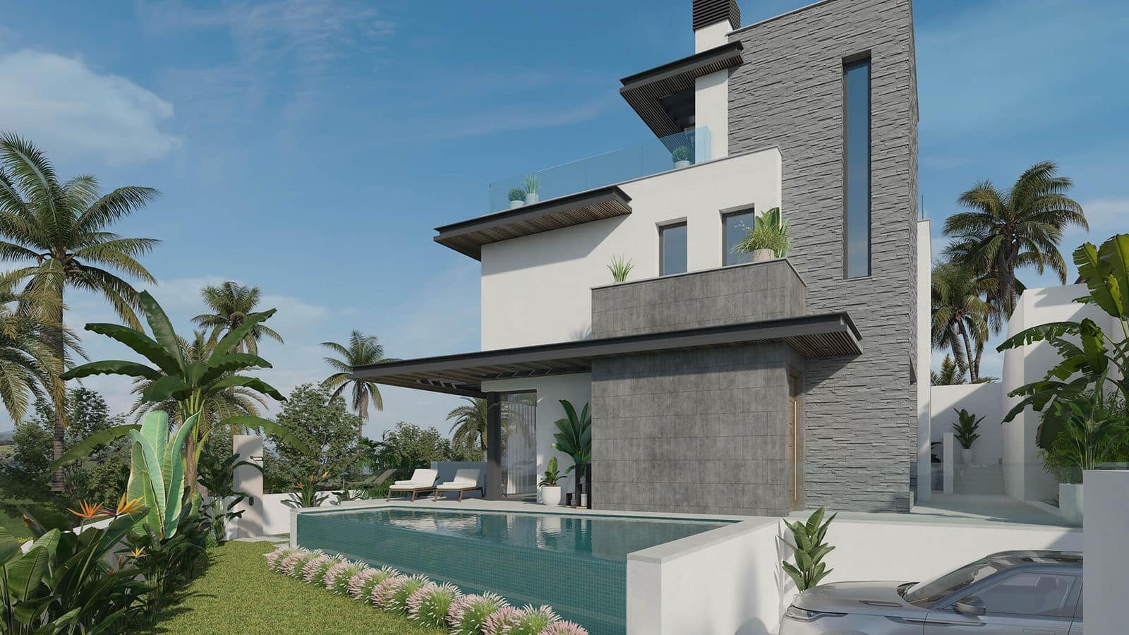 3 soveværelse Villa til salg i Mijas med swimmingpool garage - € 1.889.000 (Ref: 10000248)
