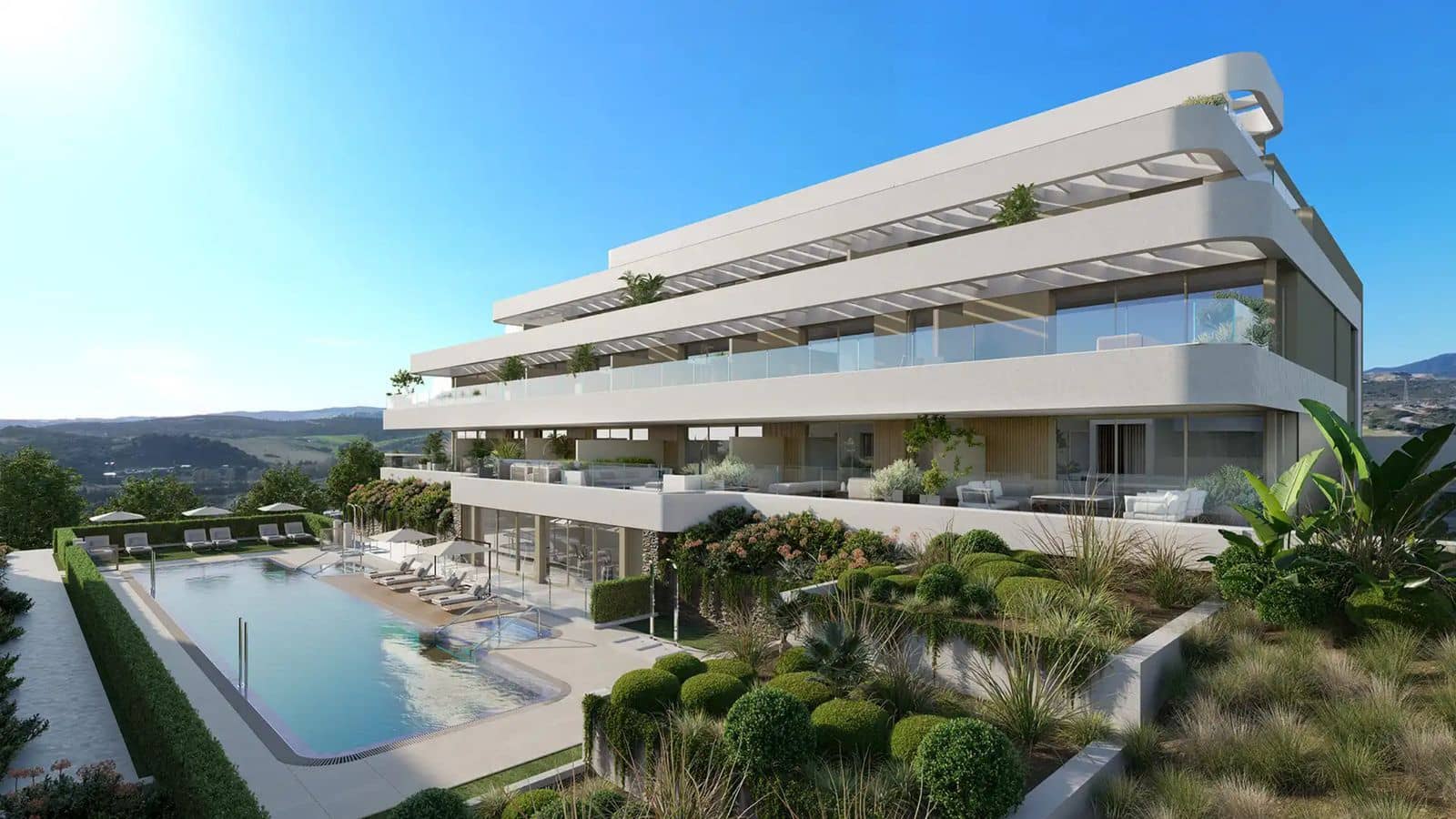 1 sypialnia Apartament na sprzedaż w Estepona z basenem garażem - 390 000 € (Ref: 10000306)
