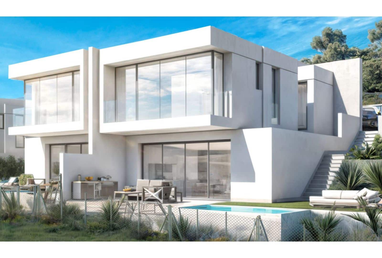 4 Zimmer Doppelhaus zu verkaufen in Velez-Malaga mit Pool Garage - 469.000 € (Ref: 10000362)