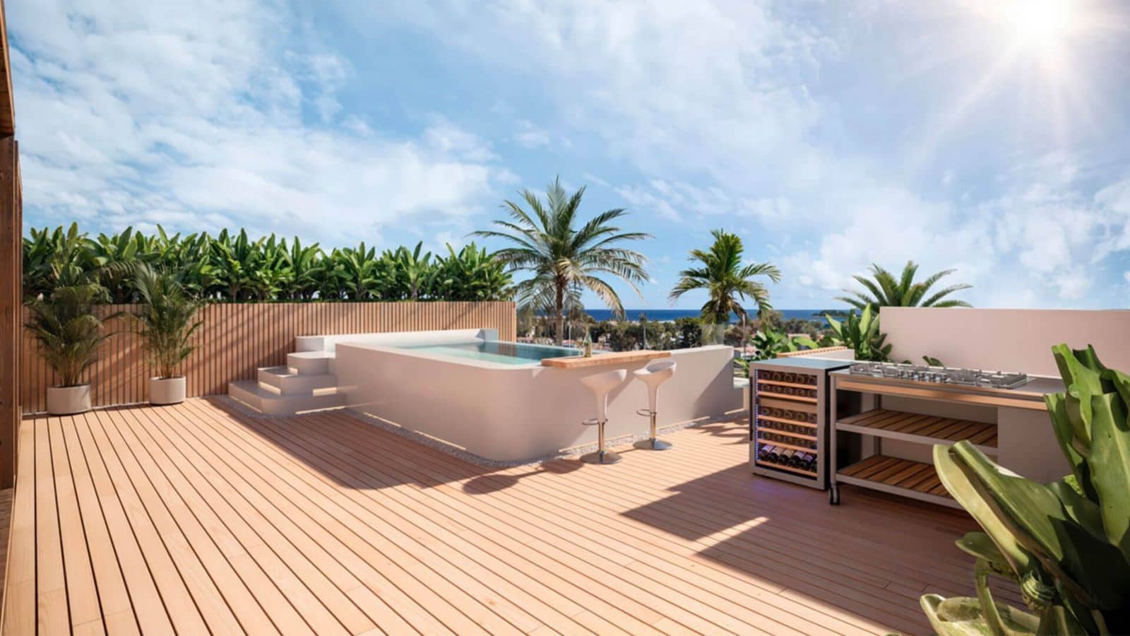 2 soveværelse Penthouse til salg i Marbella med swimmingpool garage - € 499.000 (Ref: 10000382)