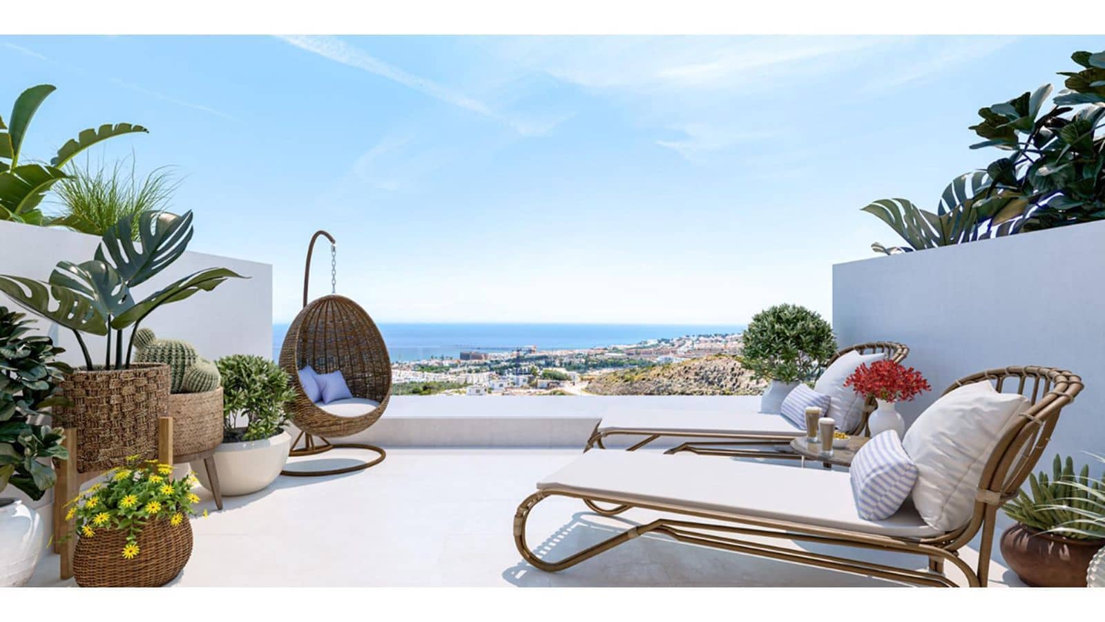 Pareado de 3 habitaciones en La Cala de Mijas en venta con piscina garaje - 676.000 € (Ref: 10000438)