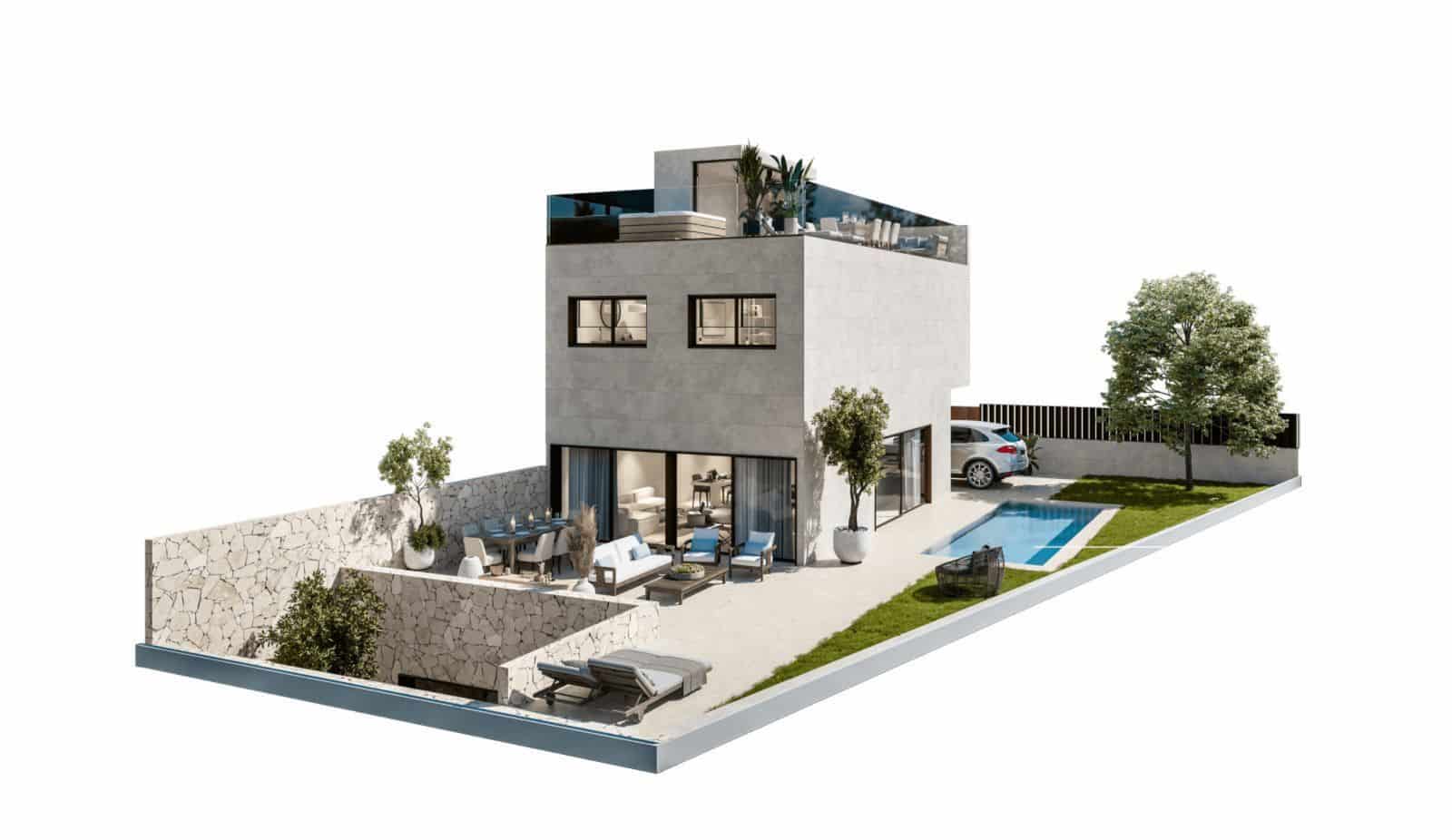 3 bedroom Semi-detached Villa for sale in Fuengirola with pool garage - € 770,000 (Ref: 10003985)