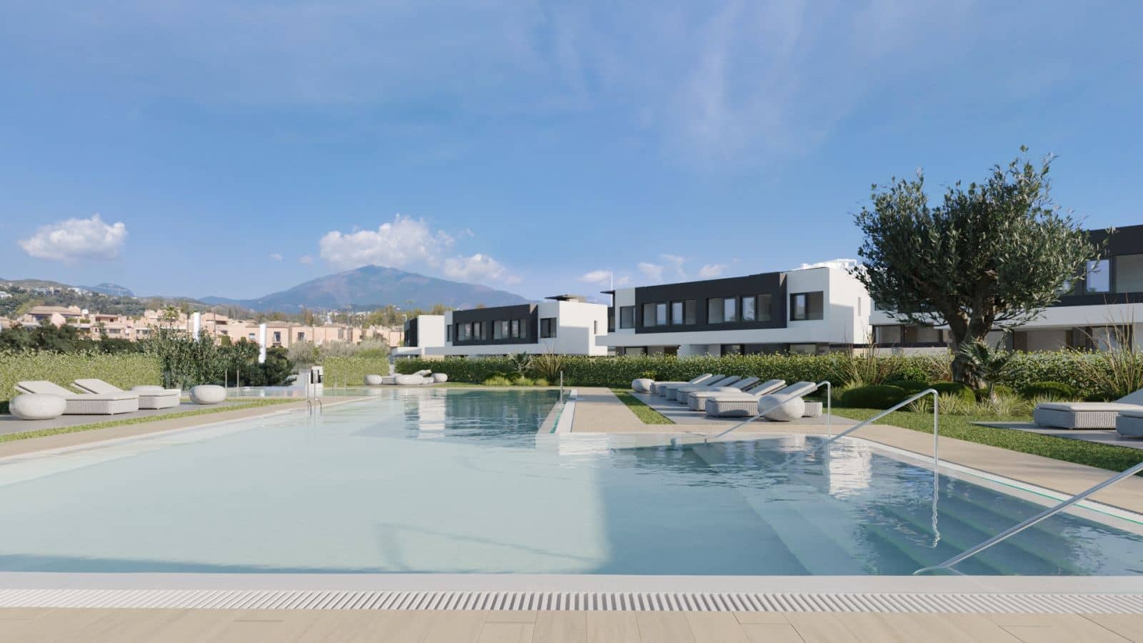 3 slaapkamer Halfvrijstaande villa te koop in El Paraiso met zwembad garage - € 800.000 (Ref: 10004001)