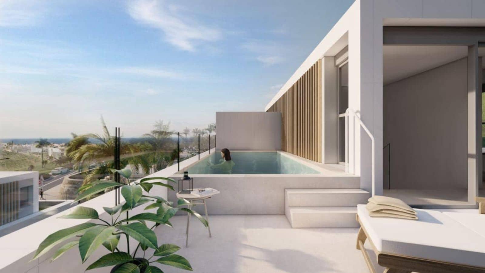 4 soveværelse Byhus til salg i Estepona med swimmingpool garage - € 730.000 (Ref: 10004074)