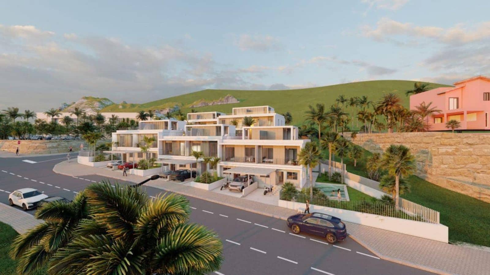4 soveværelse Byhus til salg i Estepona med swimmingpool garage - € 730.000 (Ref: 10004074)