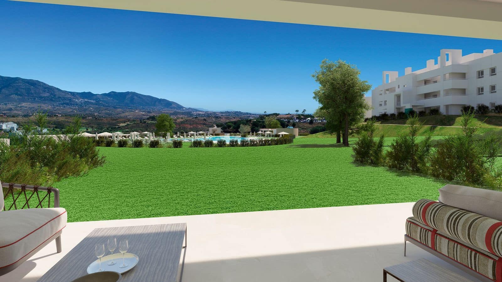 3 sypialnia Apartament na sprzedaż w Mijas z basenem garażem - 400 000 € (Ref: 10004086)