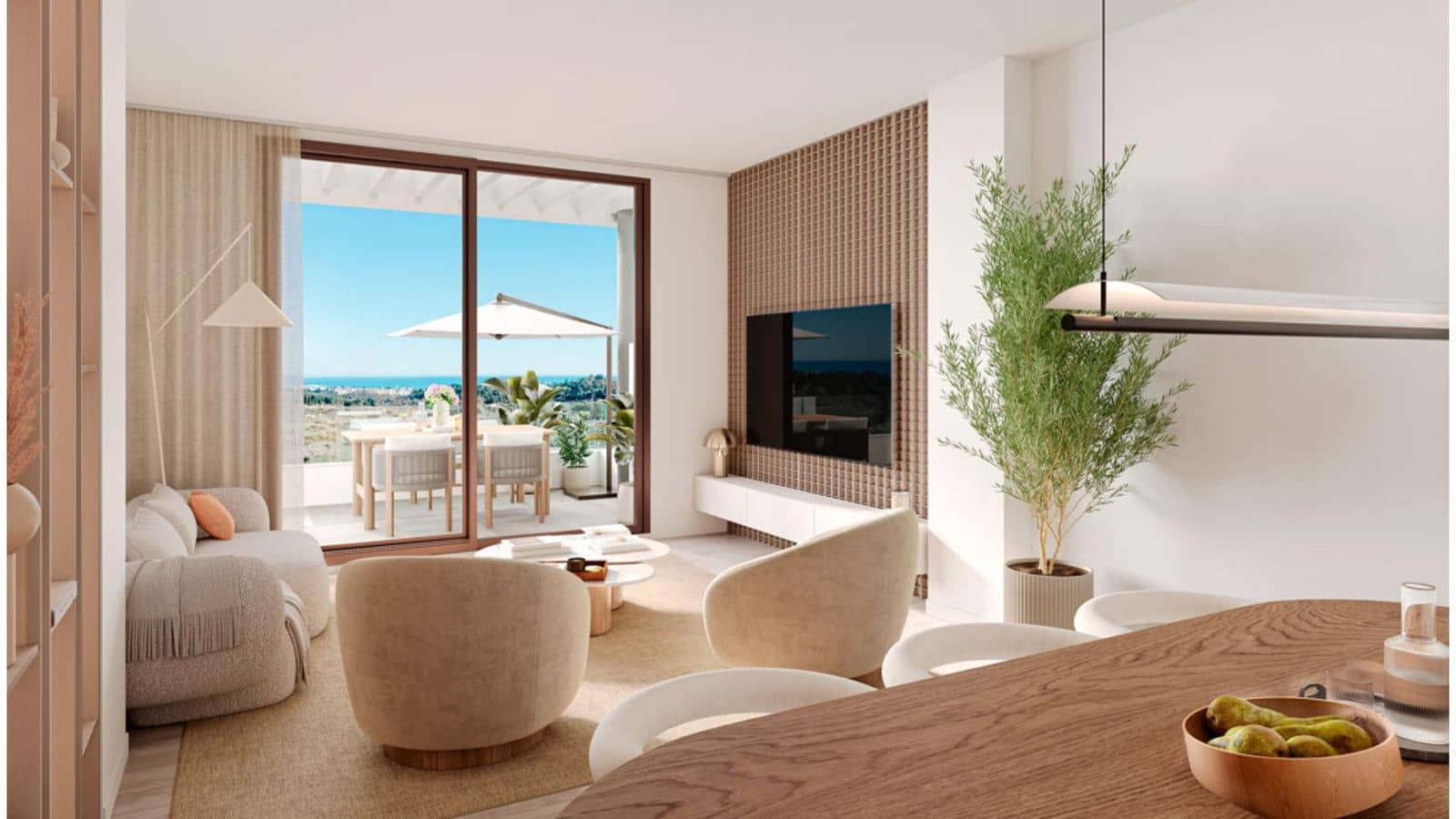 2 soverom Leilighet til salgs i Mijas med svømmebasseng garasje - € 395 000 (Ref: 10005448)