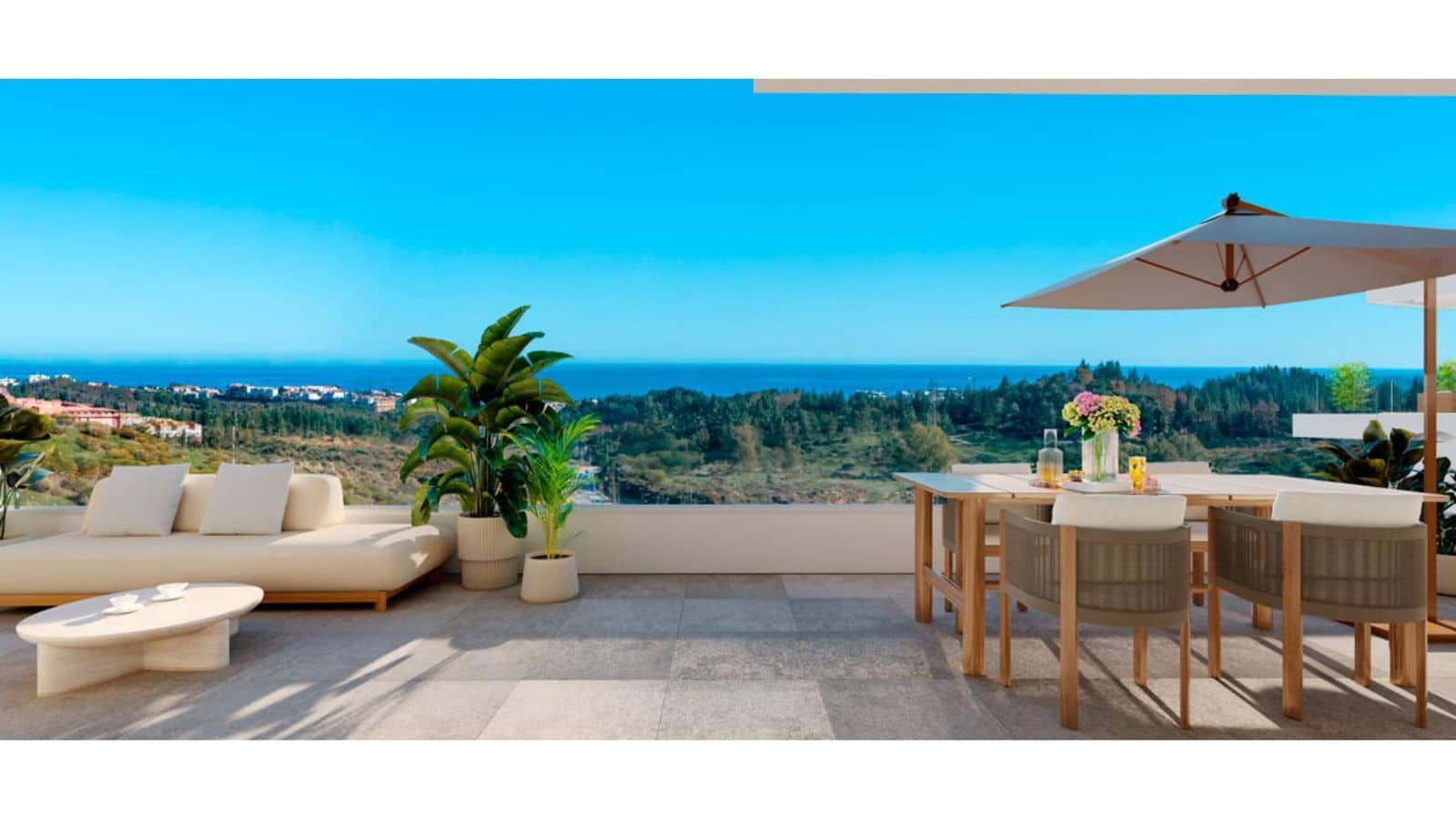 2 soverom Leilighet til salgs i Mijas med svømmebasseng garasje - € 395 000 (Ref: 10005448)