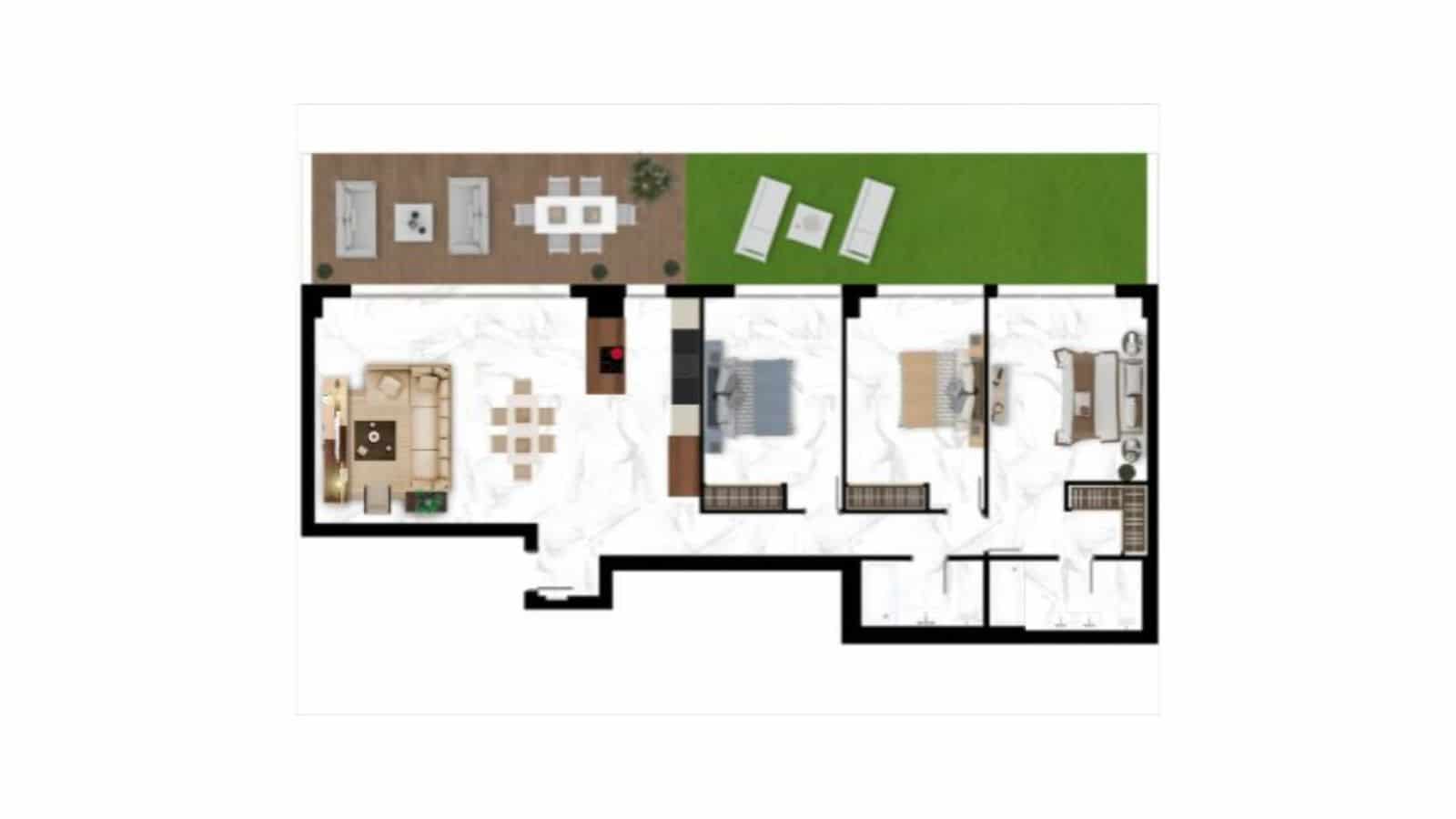 Ático de 4 habitaciones en Marbella en venta con piscina garaje - 1.460.000 € (Ref: 10005547)