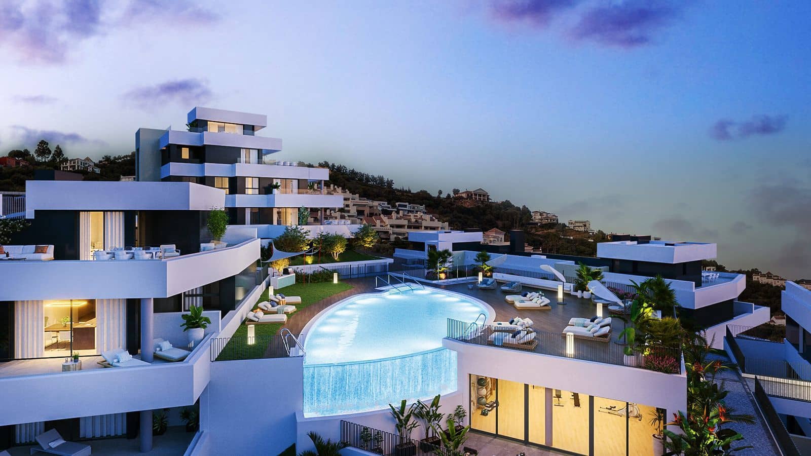 2 sypialnia Apartament na sprzedaż w Los Monteros z basenem garażem - 499 000 € (Ref: 10005557)