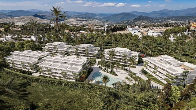 2 Zimmer Apartment zu verkaufen in Los Llanos, Estepona mit Pool Garage - 669.465 € (Ref: 10006401)