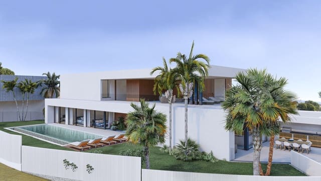 4 sypialnia Willa na sprzedaż w Chullera, Manilva z basenem garażem - 3 000 000 € (Ref: 10006426)