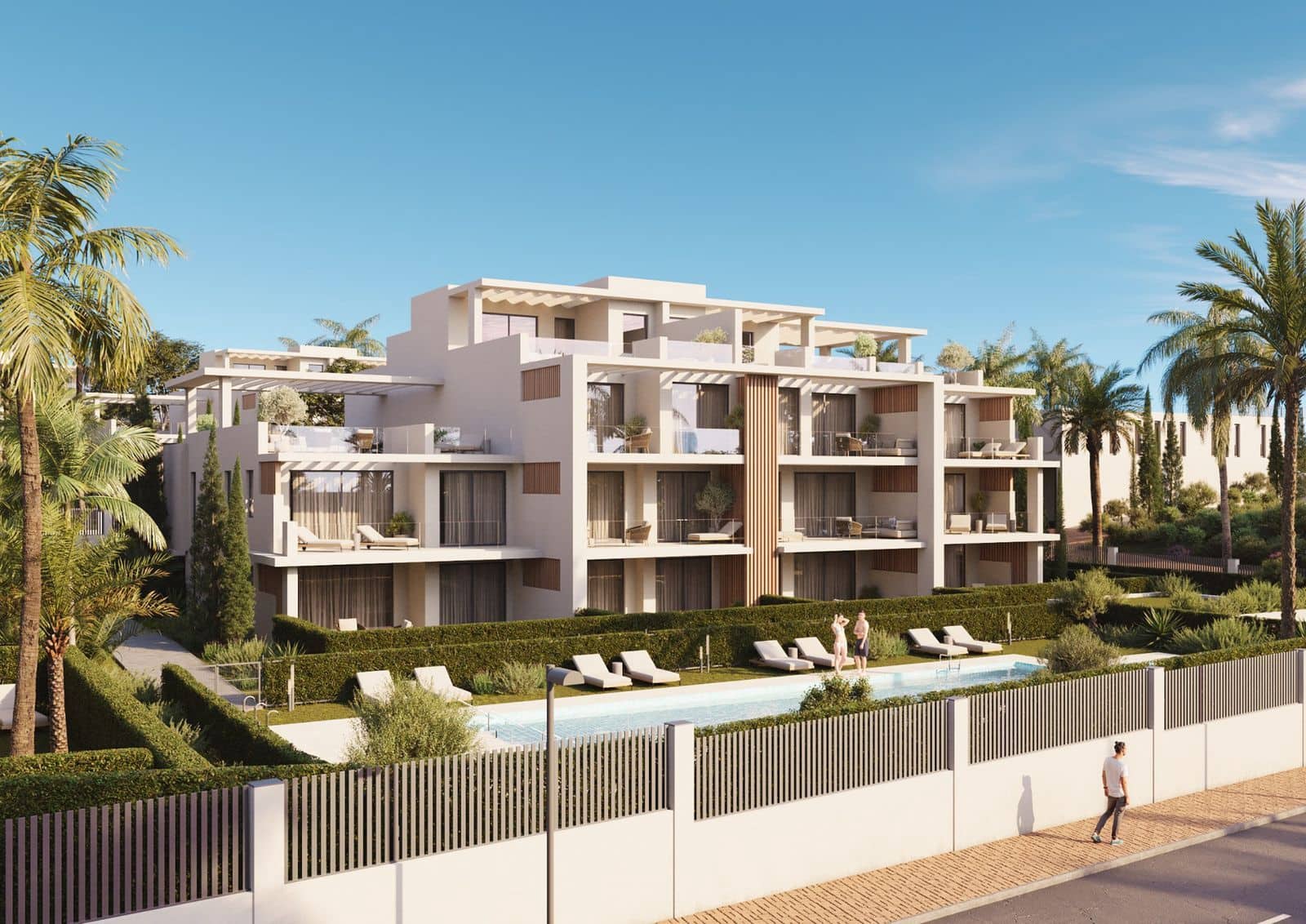 Apartamento de 3 habitaciones en Estepona en venta con piscina garaje - 799.000 € (Ref: 10006473)