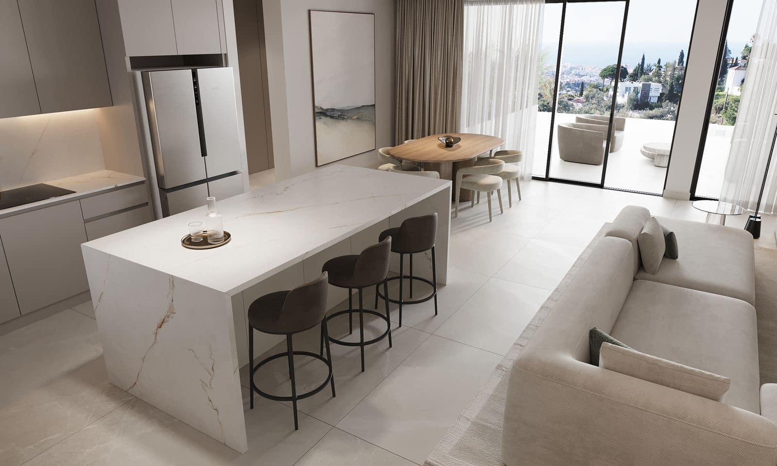 Apartamento de 3 habitaciones en Estepona en venta con piscina garaje - 799.000 € (Ref: 10006473)