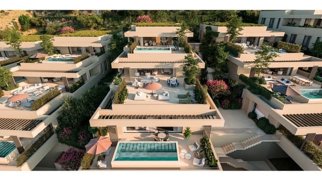 3 soverom Kjedet enebolig til salgs i Montemayor - Marbella Club, Benahavís med svømmebasseng garasje - € 2 400 000 (Ref: 10006540)