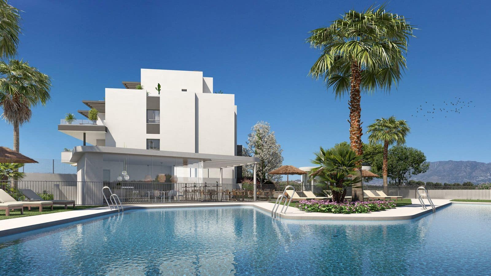 2 Zimmer Apartment zu verkaufen in Mijas mit Pool Garage - 491.800 € (Ref: 10006580)