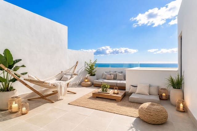 3 soverom Kjedet enebolig til salgs i La Cala de Mijas, Mijas med svømmebasseng garasje - € 890 000 (Ref: 10007277)