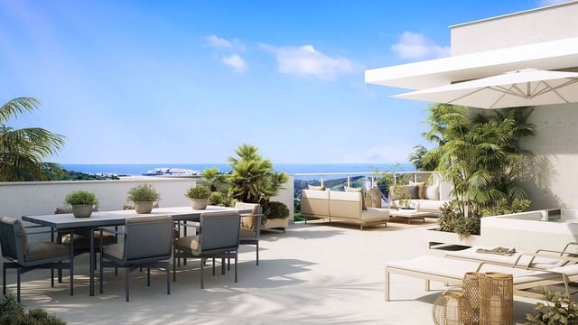 2 soverom Leilighet til salgs i Doña Julia Golf, Casares med svømmebasseng garasje - € 428 000 (Ref: 10007347)