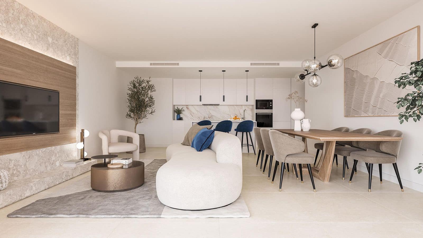 3 soverom Leilighet til salgs i New Golden Mile med svømmebasseng garasje - € 575 000 (Ref: 10007395)