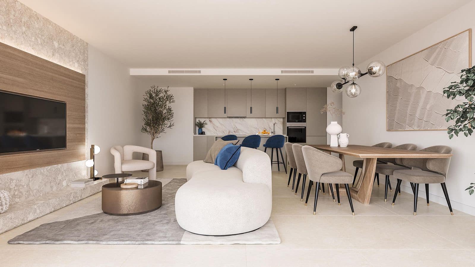 3 soverom Leilighet til salgs i New Golden Mile med svømmebasseng garasje - € 575 000 (Ref: 10007395)