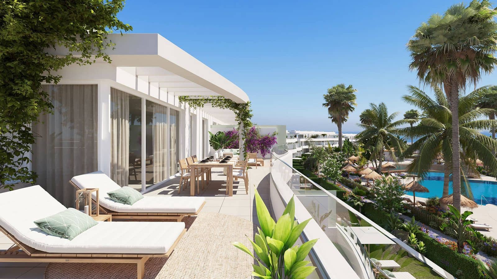2 slaapkamer Appartement te koop in La Alcaidesa met zwembad garage - € 549.000 (Ref: 10007403)