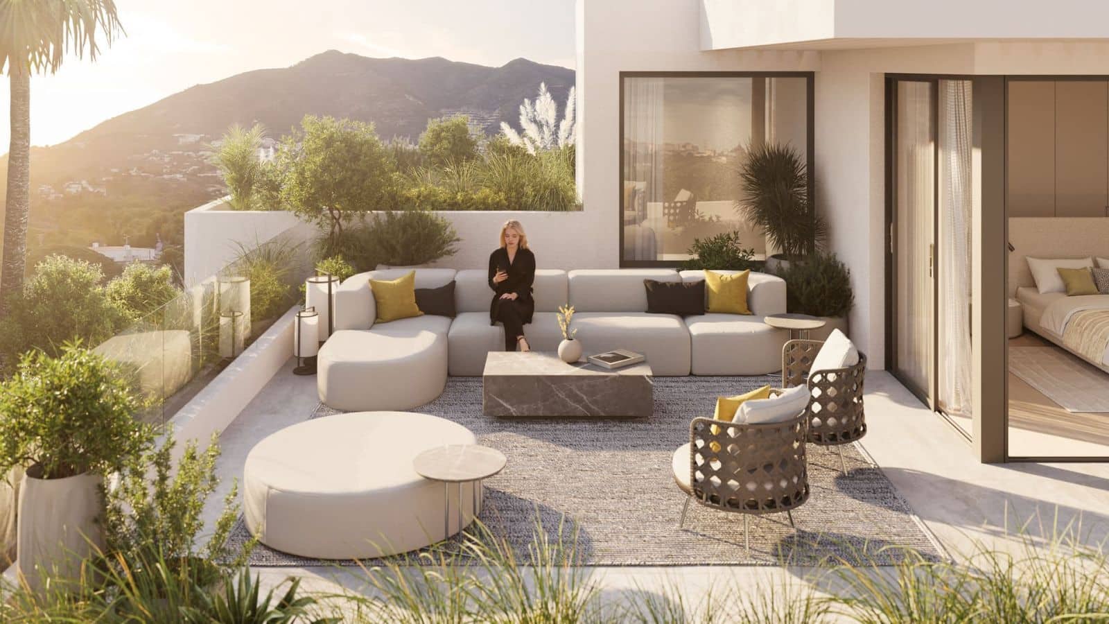 Apartamento de 2 habitaciones en Mijas en venta con piscina garaje - 590.000 € (Ref: 10007416)