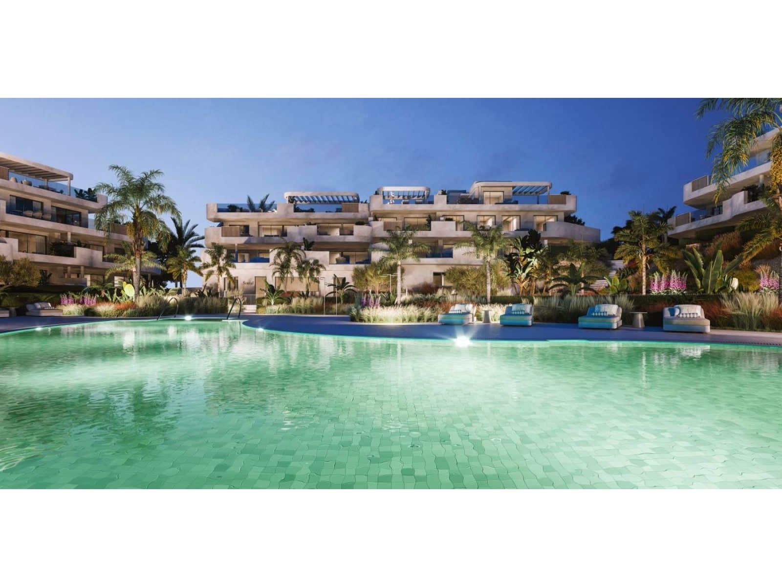 Apartamento de 2 habitaciones en Estepona en venta con piscina garaje - 480.000 € (Ref: 10008937)