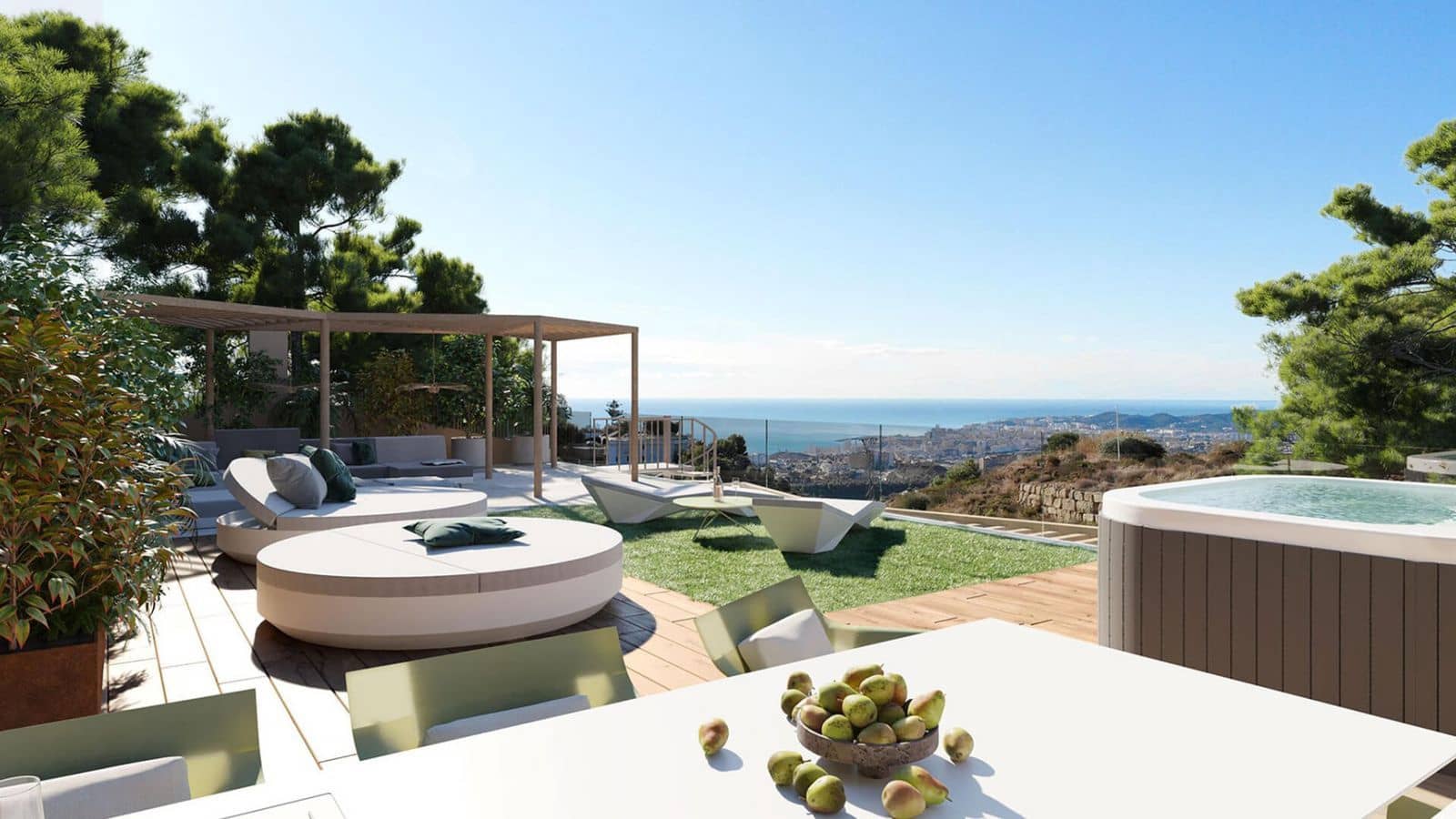 3 soverom Penthouse til salgs i Mijas med svømmebasseng garasje - € 1 190 000 (Ref: 10008990)