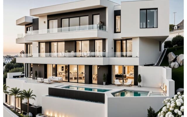 5 Zimmer Villa zu verkaufen in La Cala Golf - Lagar Martell, Mijas mit Pool Garage - 3.685.000 € (Ref: 10011244)