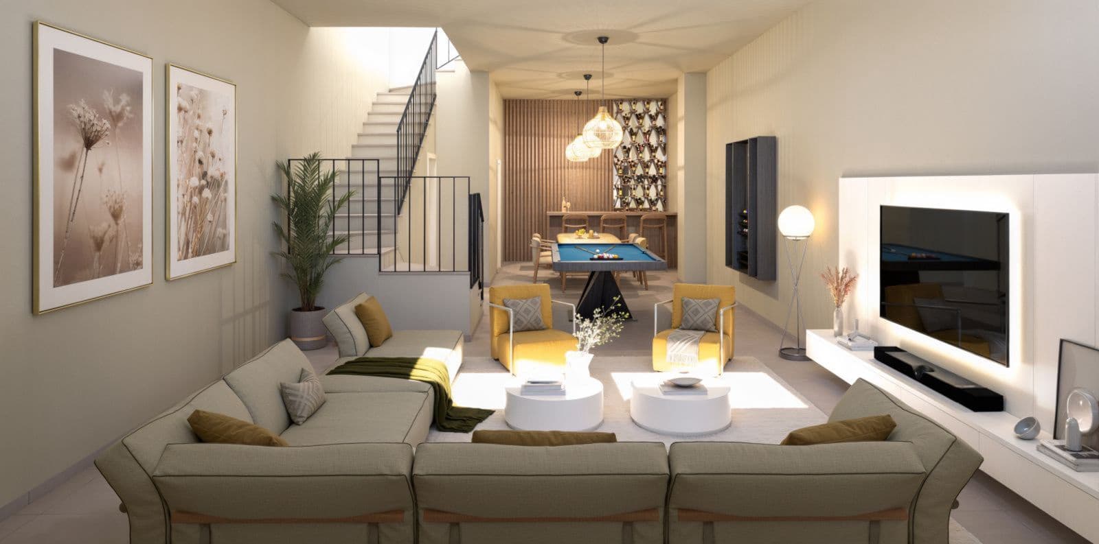 3 soverom Kjedet enebolig til salgs i Mijas med svømmebasseng garasje - € 612 000 (Ref: 10011378)