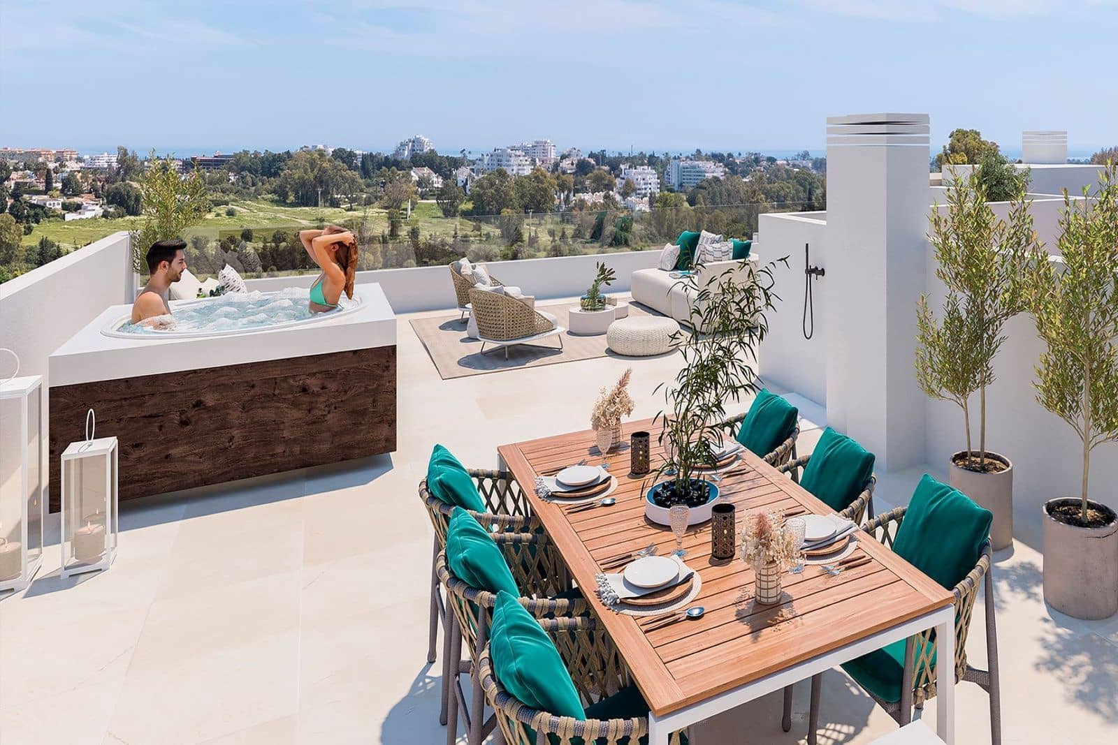 2 soveværelse Lejlighed til salg i Atalaya-Isdabe med swimmingpool garage - € 720.000 (Ref: 10011402)