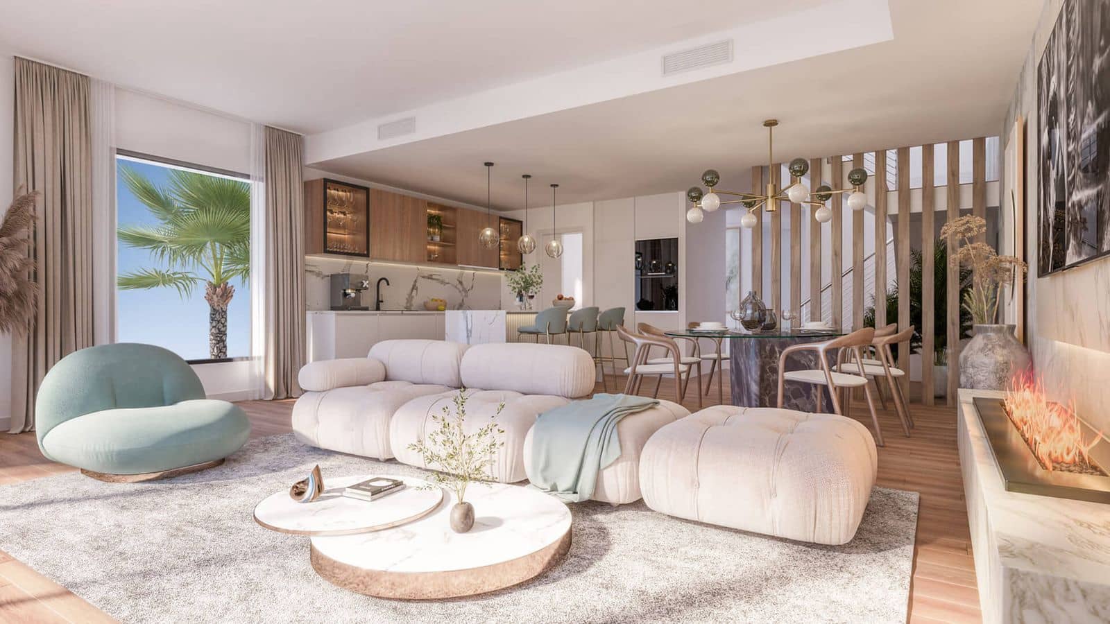 3 soverom Kjedet enebolig til salgs i Mijas med svømmebasseng garasje - € 949 000 (Ref: 10013121)